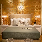 slaapkamer met goud